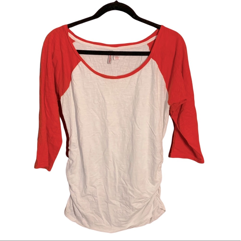 Maternity Baseball Style Shirt